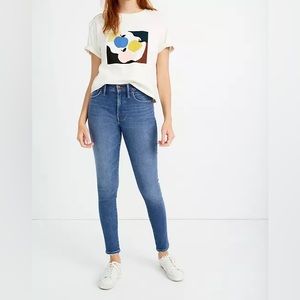 NWT Madewell 9” Skinny Jeans size 25 in Pearson Wash